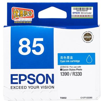 爱普生墨盒（T0852/T1222）A3幅面 青色EPSON T085
